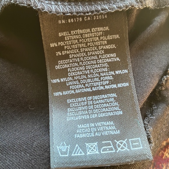 🆕MAEVE ANTHROPOLOGIE Wine Lace Elegant Velvet Dress - Picture 11 of 16